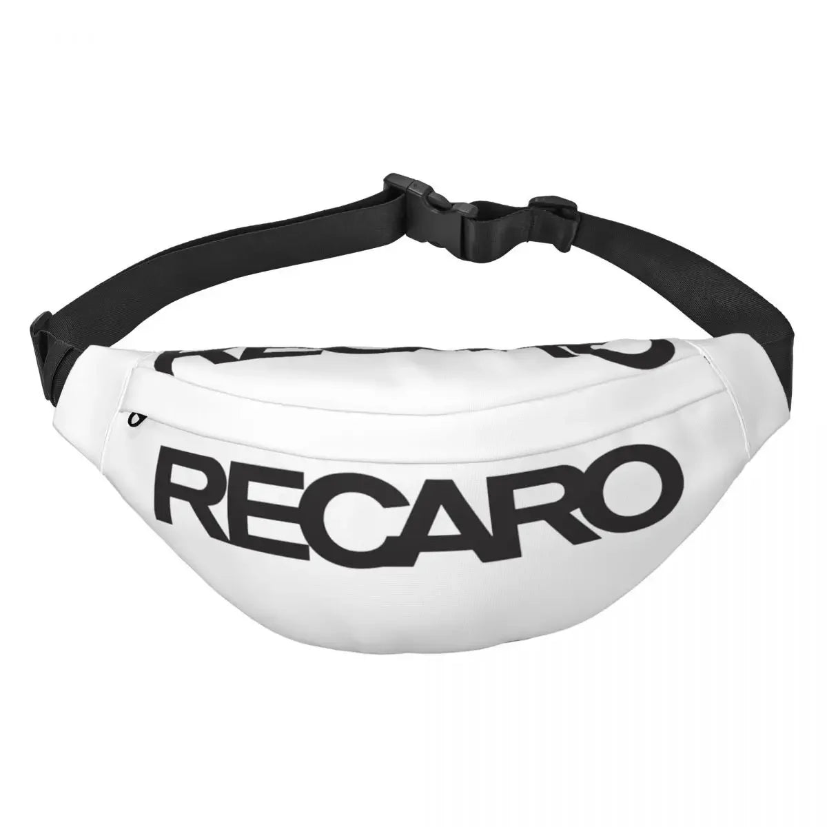 Casual Recaro Houndstooth Fanny Pack for Traveling Women Men Sling Crossbody Waist Bag Phone Money Pouch