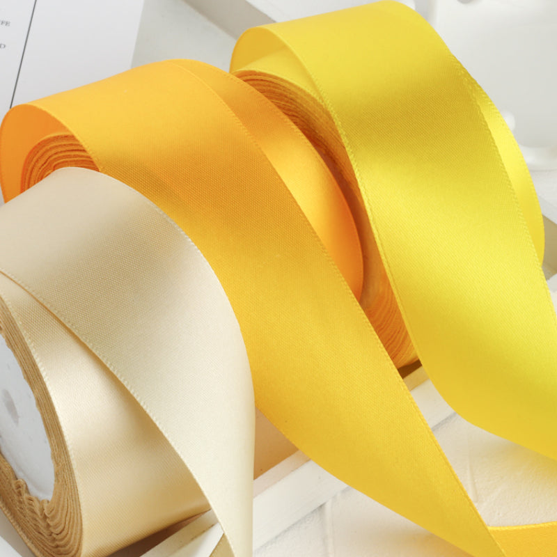 25yards/roll 4cm Satin Ribbon for Gift Wrapping Bows Making Floral Bouquets DIY Wreaths Sewing Projects Wedding Party Decor