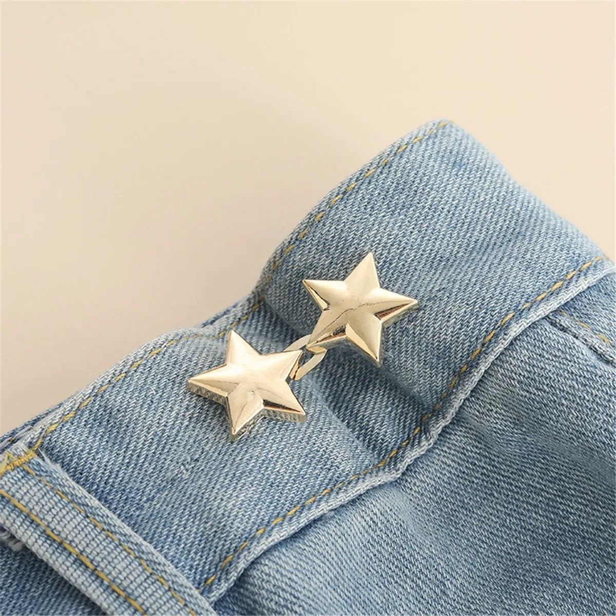 1Pcs Adjustable Clips for Pants Fastener Pants Pin Retractable Button Loose Button for Waist for Jeans Perfect Fit Reduce Waist