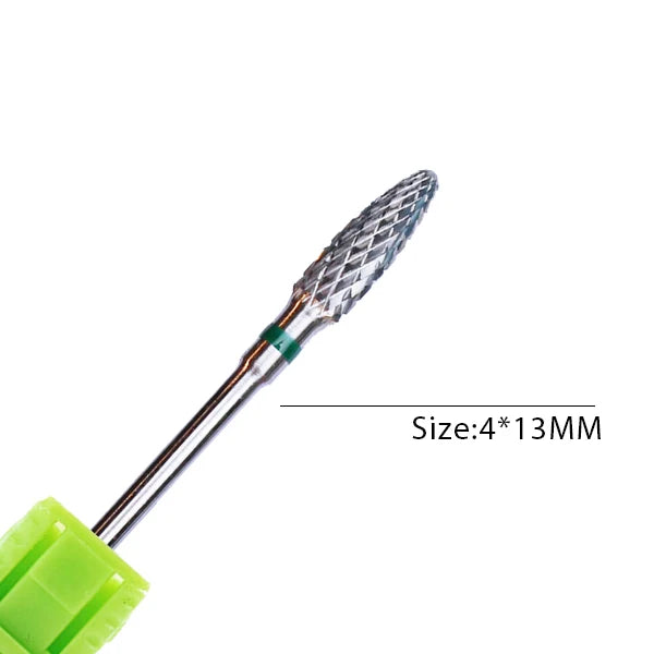 1pc Carbide Tungsten Nail Drill Bit Rotate Burr Milling Nail Cutter Bits Electric Drill Machine For Manicure Pedicure Tools