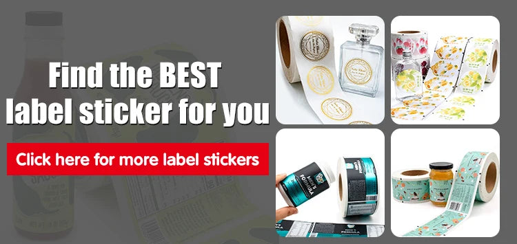 20 0 pieces. custom. self adhesive partial hot stamping foil sticker logo maker custom waterproof vinyl Bopp material label