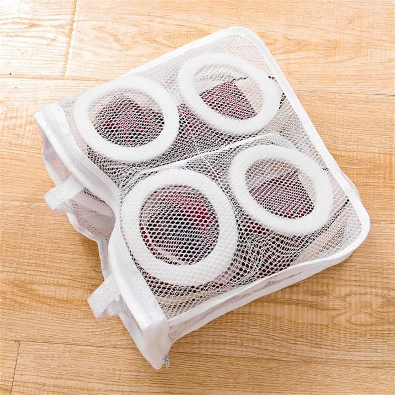 2/1pcs Lazy Shoe Washing Bag Washing Machine Shoes Bag Travel Shoe Storage Bags Portable Laundry Bag Anti-deformation Protective