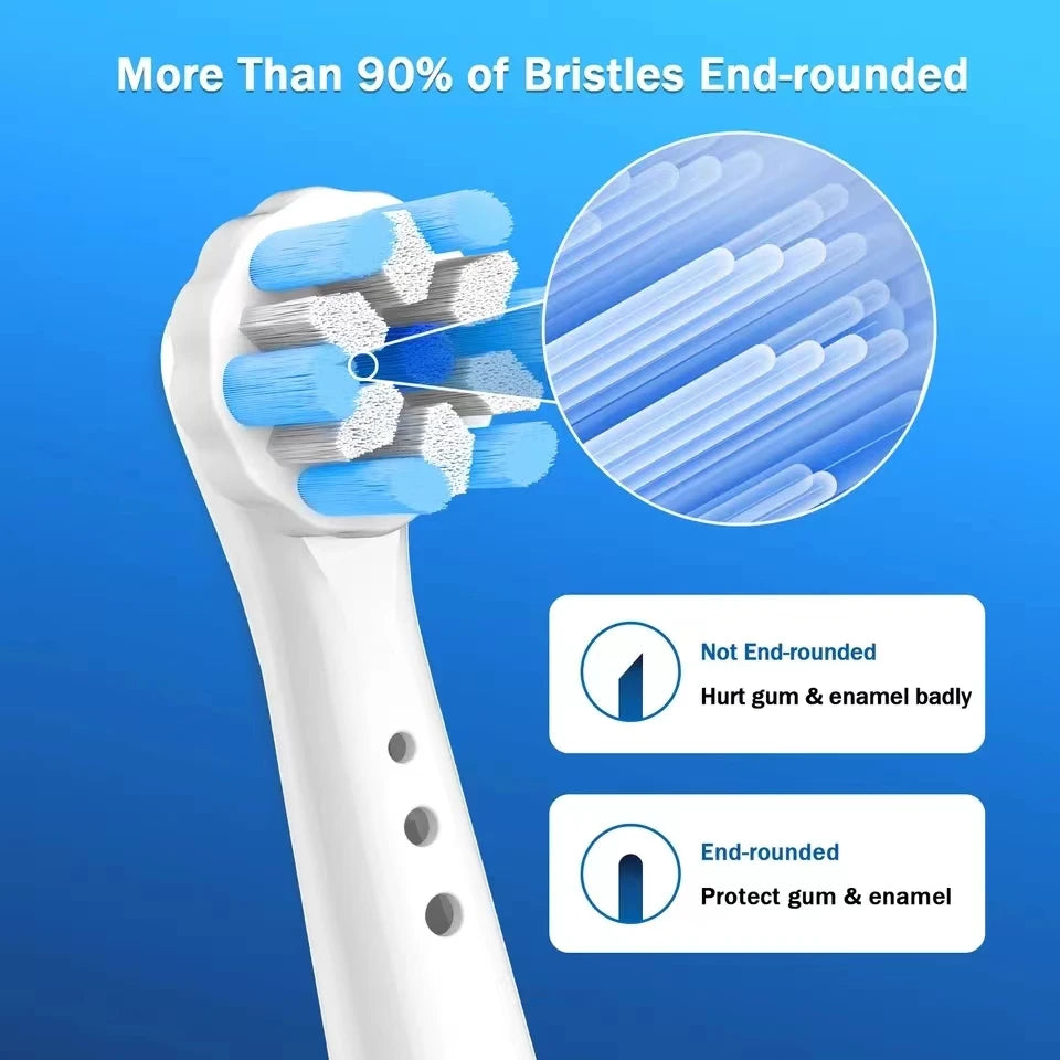 Compatible with Oral-B iO 3/4/5/6/7/8/9/10 Series Ultimate Clean Electric Toothbrush Replacement Brush Heads,8Pack