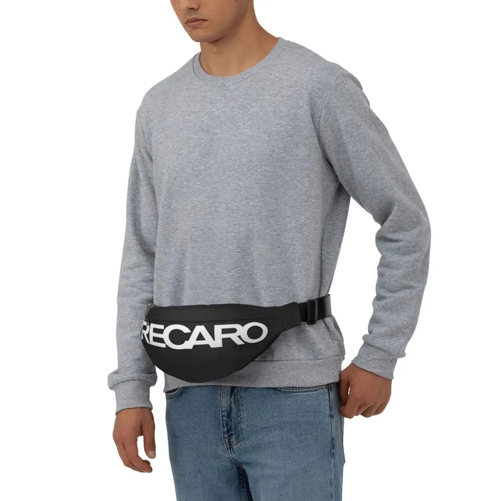 Casual Recaro Houndstooth Fanny Pack for Traveling Women Men Sling Crossbody Waist Bag Phone Money Pouch