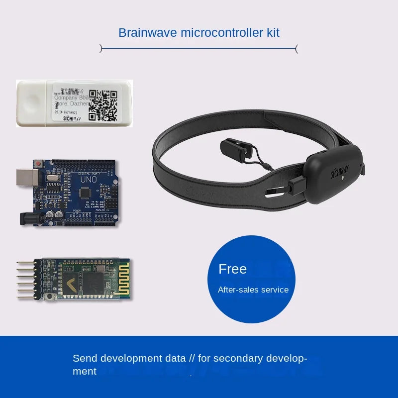 Conceptual Headband Brain Cube Bluetooth EEG Headband Attention Relaxation Ability TGAM Secondary Development