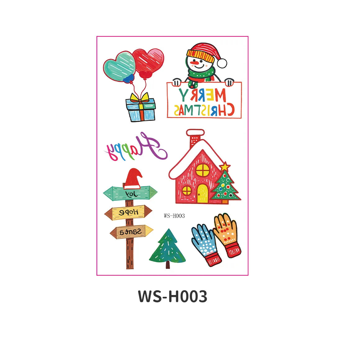 Christmas Cartoon Stickers