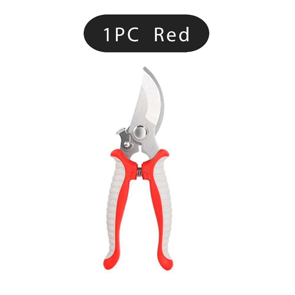 1Pcs Pruner Garden Scissors Professional Sharp Bypass Pruning Shears Tree Trimmers Secateurs Hand Clippers Garden Beak Scissors