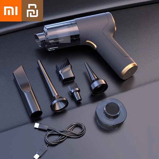 Xiaomi Youpin Car Vacuum Cleaner Powerful Cleaning Machine Strong Suction Handheld For Car Home Portable Wireless Cleaner New Mi