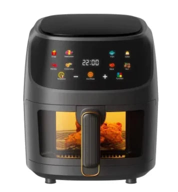 8L 2400W Air Fryer With Touch Screen Temperature Control And Display Programmable Air Fryer (8 Liters)