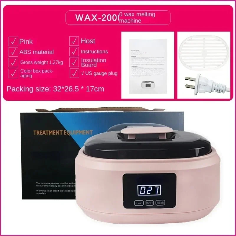 110V 220V Hand and Foot Care Wax Therapy Machine  Professional Wax Heater Temperature Control Display And Timing Function