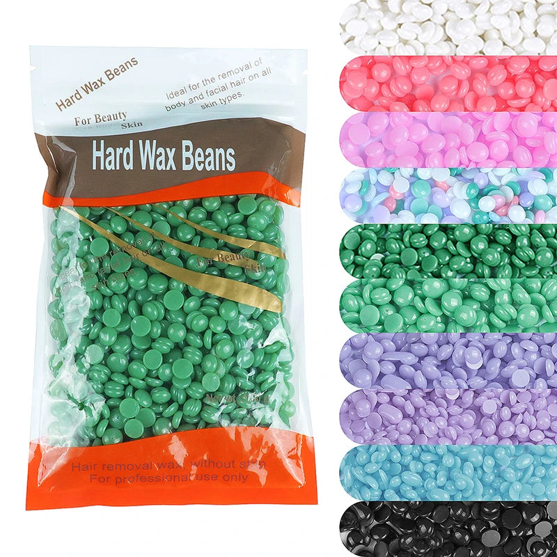 500g/200g/50g Hair Removal Wax Beans for Body Hair Removal Depilatory Wax Heater Removal Hot Film Depilatory Beans Beads