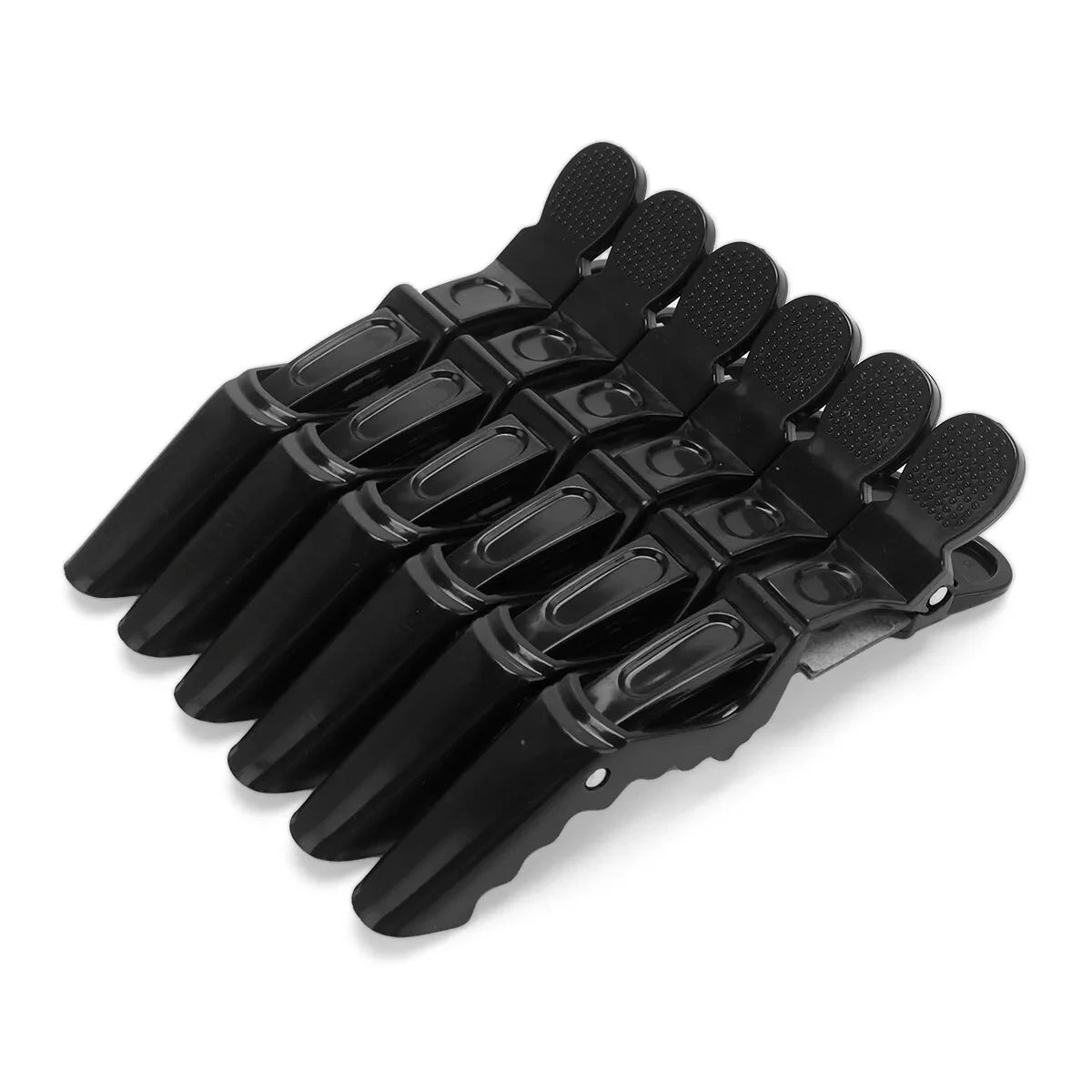 6PCS Alligator Hair Clip Hairdressing Clamps Plastic Hair Claw Professional Barber For Salon Styling Hairpins Hair Accessories