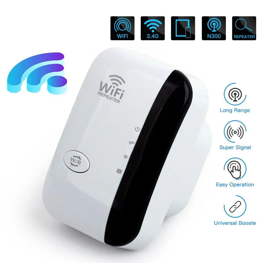 300Mbps Wireless WIFI Repeater Remote Wifi Extender WiFi Amplifier 802.11N Booster Repetidor Amplifier WiFi Reapeter Europe