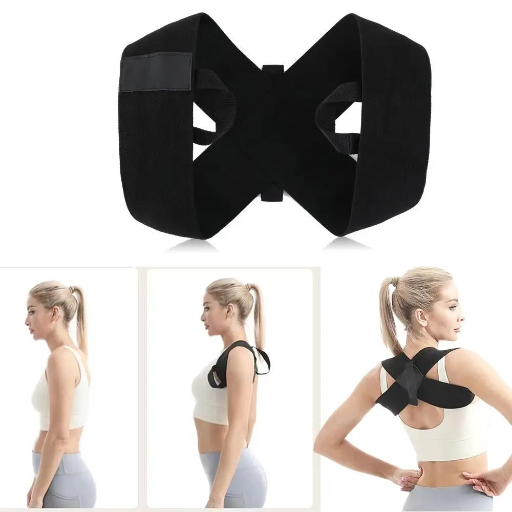 Breathable Soft Elastic Fabric Hunchback Corrector Anti-camel High Tensile Posture Correction Belt Waist Widening