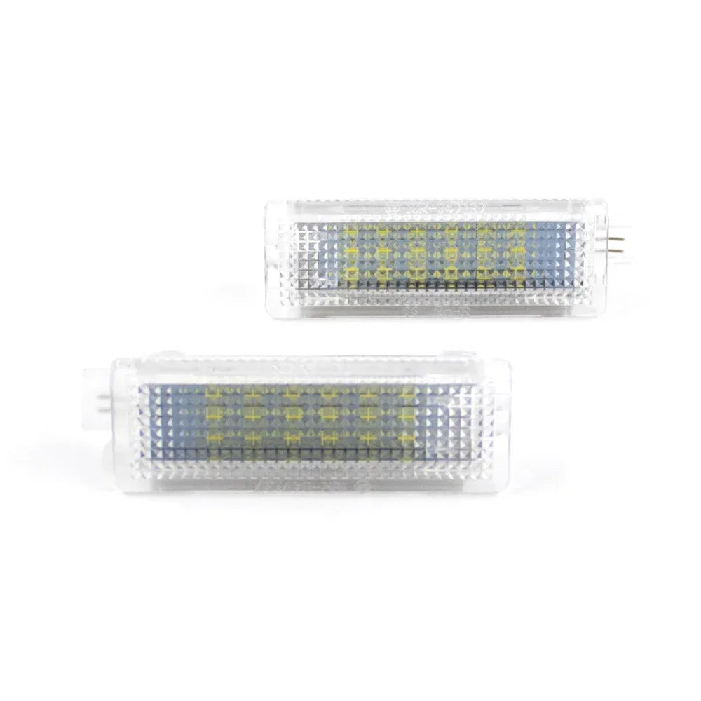 ATVOV 2PCS Car 18-SMD LED Courtesy Footwell Step Welcome Interior Light Luggage for BMW E60 E70 E90 E87 E92 E93 F01 F10 F11 X5