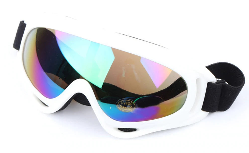 Colorful frame multi-color ski glasses X400 anti ultraviolet and windproof sports ski glasses snow goggles