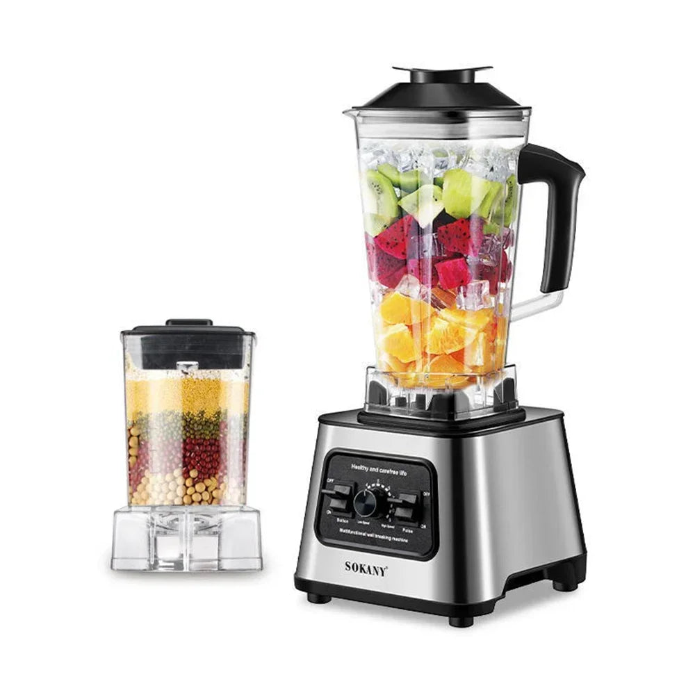 6000W Powerful Blender, Blender Smoothie Maker Table Blender with 2.5L Container, Professional Blender Mixer for Ice,Nut,Fruit