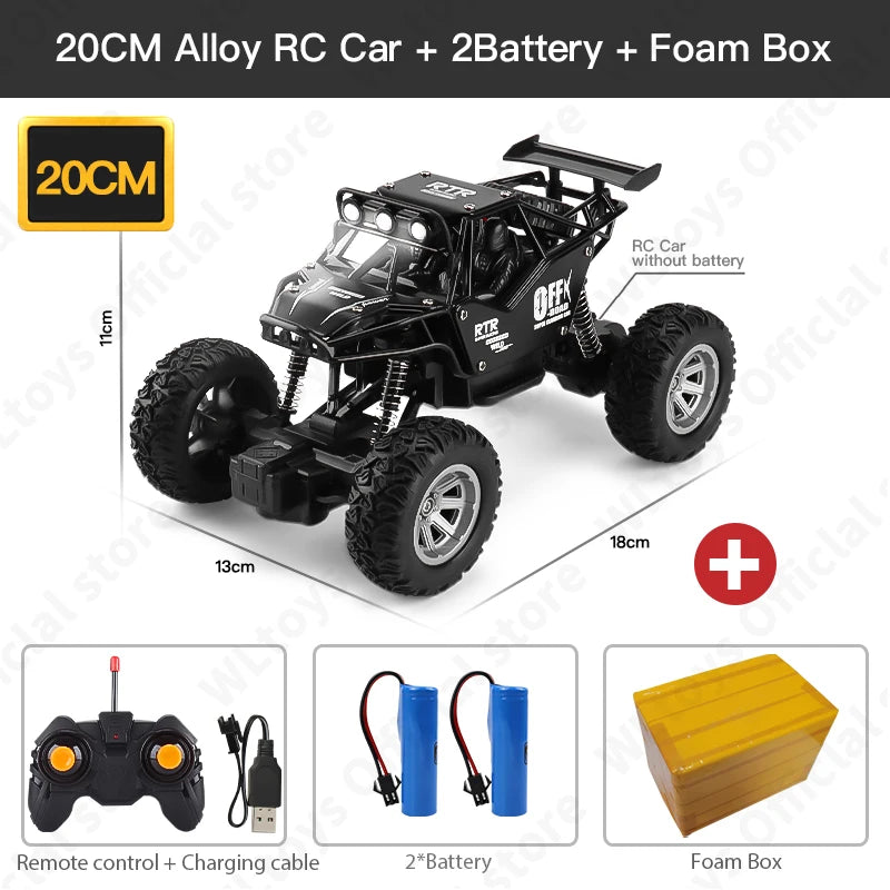 ZWN 1:12 / 1:16 4WD RC Car With Led Lights 2.4G Radio Remote Control Cars Buggy Off-Road Control Trucks Boys Toys for Children