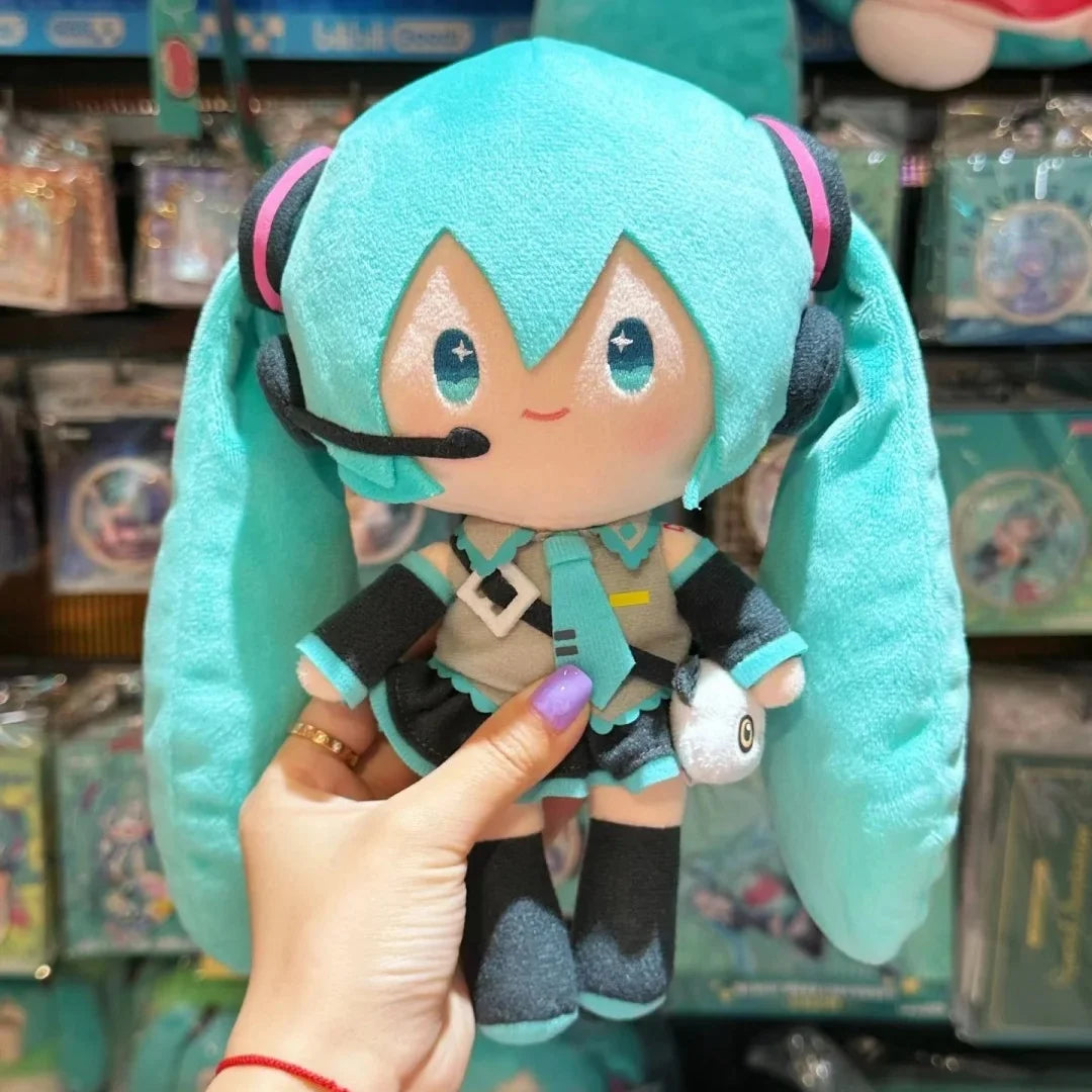 2024 New Genuine Vocaloid Hatsune Miku 2d Cute Sleep Doll panda Headphone Bag Kawaii Two-Dimensional Girls Birthday Gift