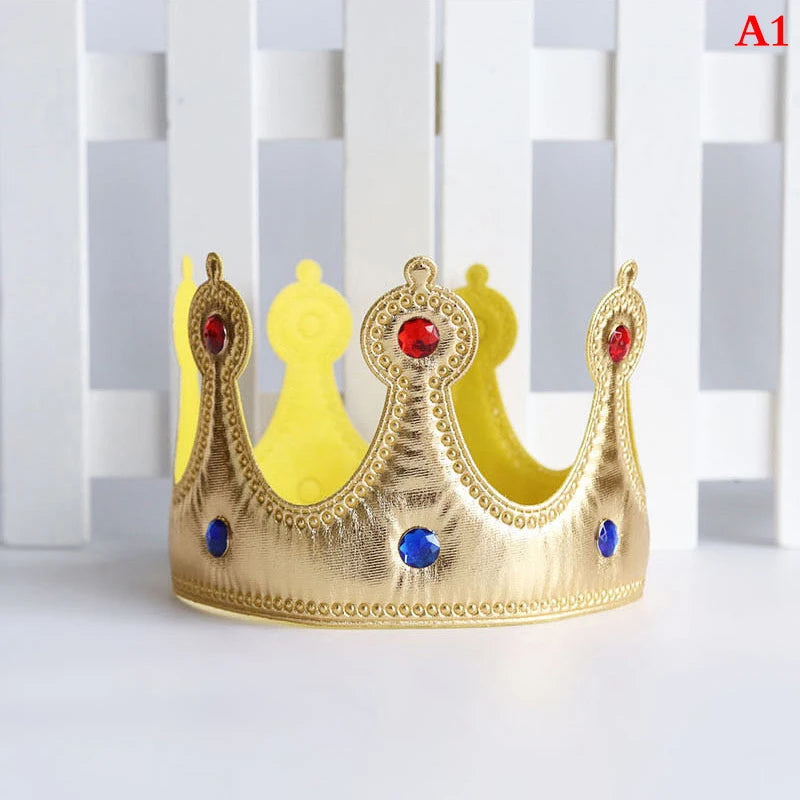 Birthday Crown Hats Girl Queen Hat Boys King Kids Adult Party Hats Party Decorations Crown Supplies