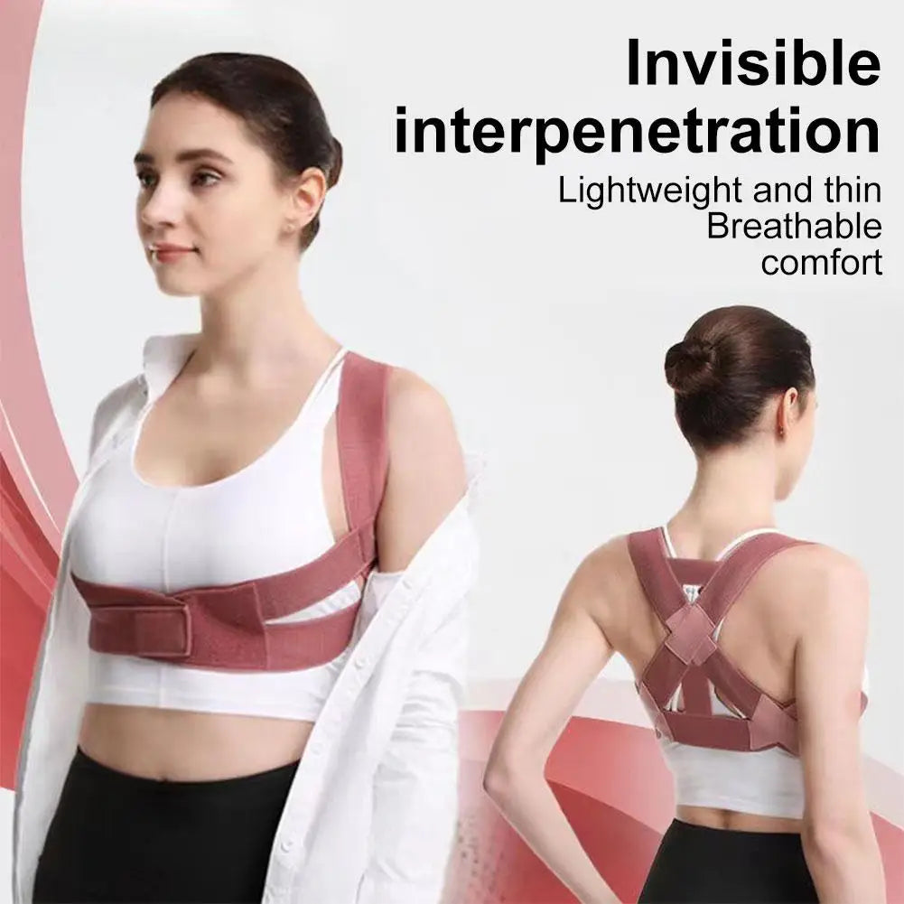 1PCS Hunchback Corrector Belt Stretchy And Breathable Fabric Even And Stable Quick Correction Correction Of Sitting Posture