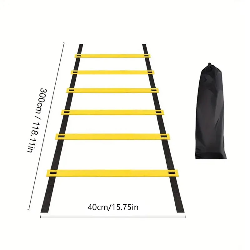 3 M 4 M 6 M Adjustable Agility Ladder Nylon Strap Jumping Ladder Fitness Football Training Equipment