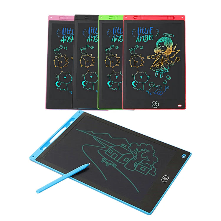 6.5/8.5/10/12 inch Lcd Writing Tablet Drawing Board Graffiti Sketchpad Mgaic Erasable Handwriting Pad Toys for Kids Boys Gifts