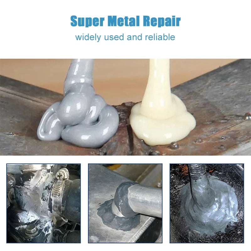 AB Casting Repair Glue High Temperature Resistant Liquid Metal Welding Filler Metal Repair Glue for Metal Casting Defect