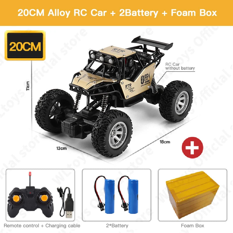 ZWN 1:12 / 1:16 4WD RC Car With Led Lights 2.4G Radio Remote Control Cars Buggy Off-Road Control Trucks Boys Toys for Children