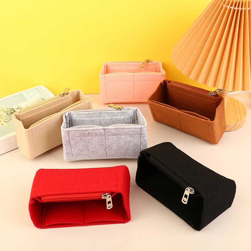 Bag Organizer For Mini Bag Storage Bag The Liner Bag Felt Purse Insert Handbag Liner Bag Felt Inner Bladder Bag