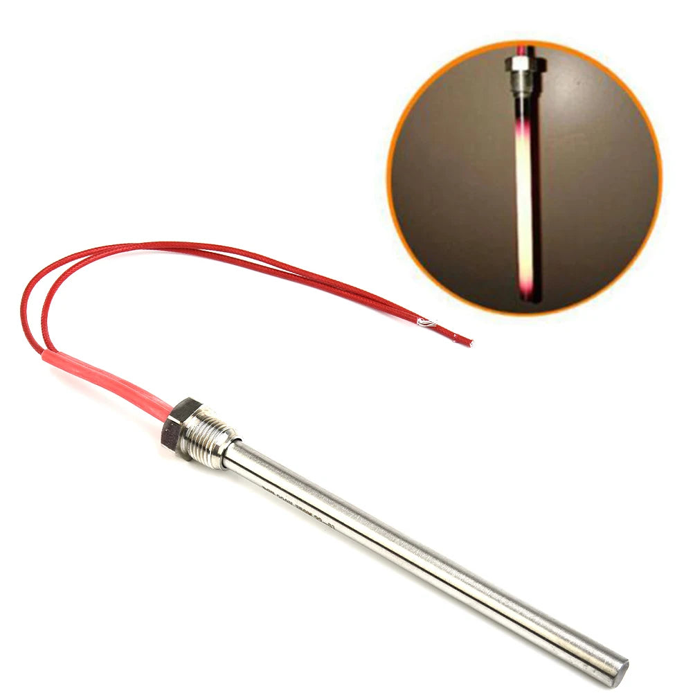 300W / 350W 220V Ignition Igniter Hot Rod Wood Pellet Stove Heating Tube Fireplace Grill Stove Part 140/150/170mm