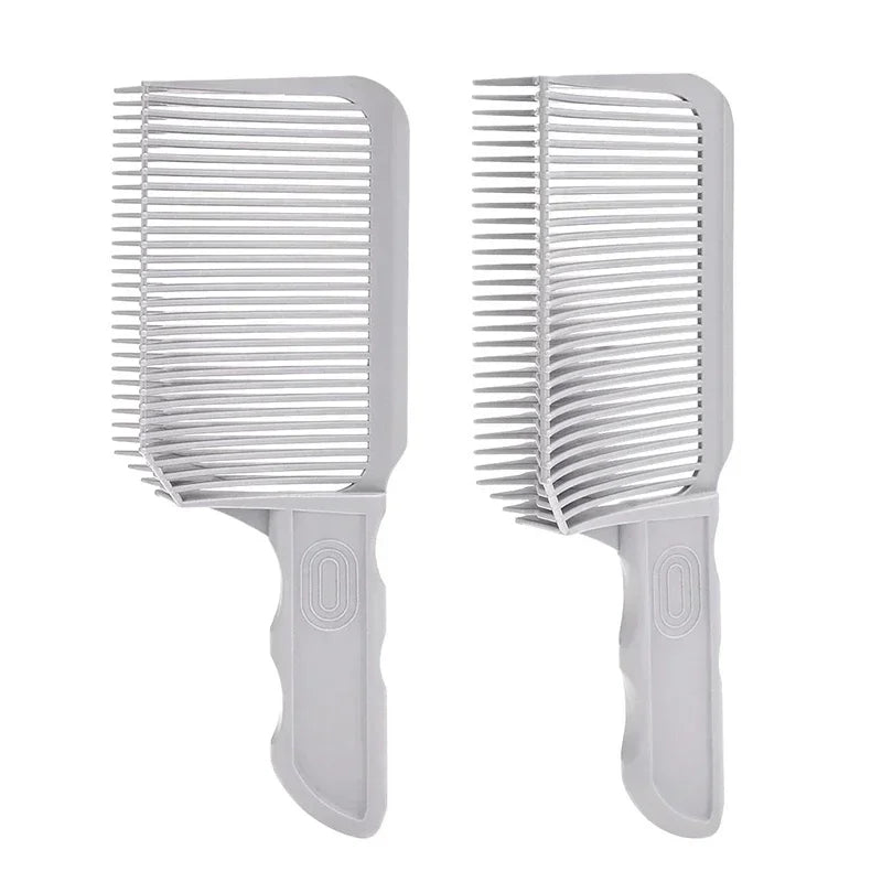 Barber Fade Combs Hair Cutting Tool for Gradient Hairstyle Comb Flat Top Hair Cutting Comb for Men Heat Resistant Fade Brush빗