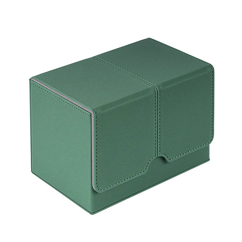 Card Case Card Box Magic TCG Mid Large Deck Case Solid Color Storage Box Top Side-Loading  Toy Game Collection Cards