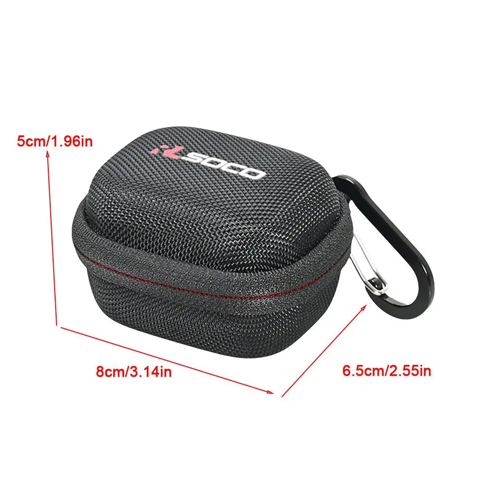 Carrying Case Portable Storage Bag Organizer for Bose Ultra Open Earbuds USB Cable Pocket Accessory Impact Resistant Travel