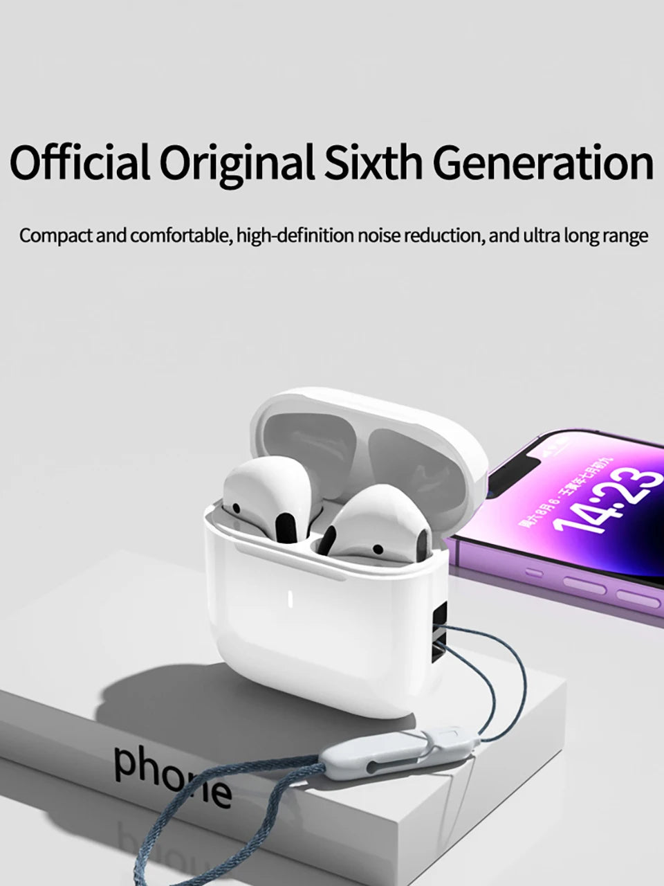 AP05 True Wireless Earphone Buds5 HIFI Stereo Sound Bluetooth5.3 Headphone Sport Earbud With Mic For XIAOMI With Translation APP