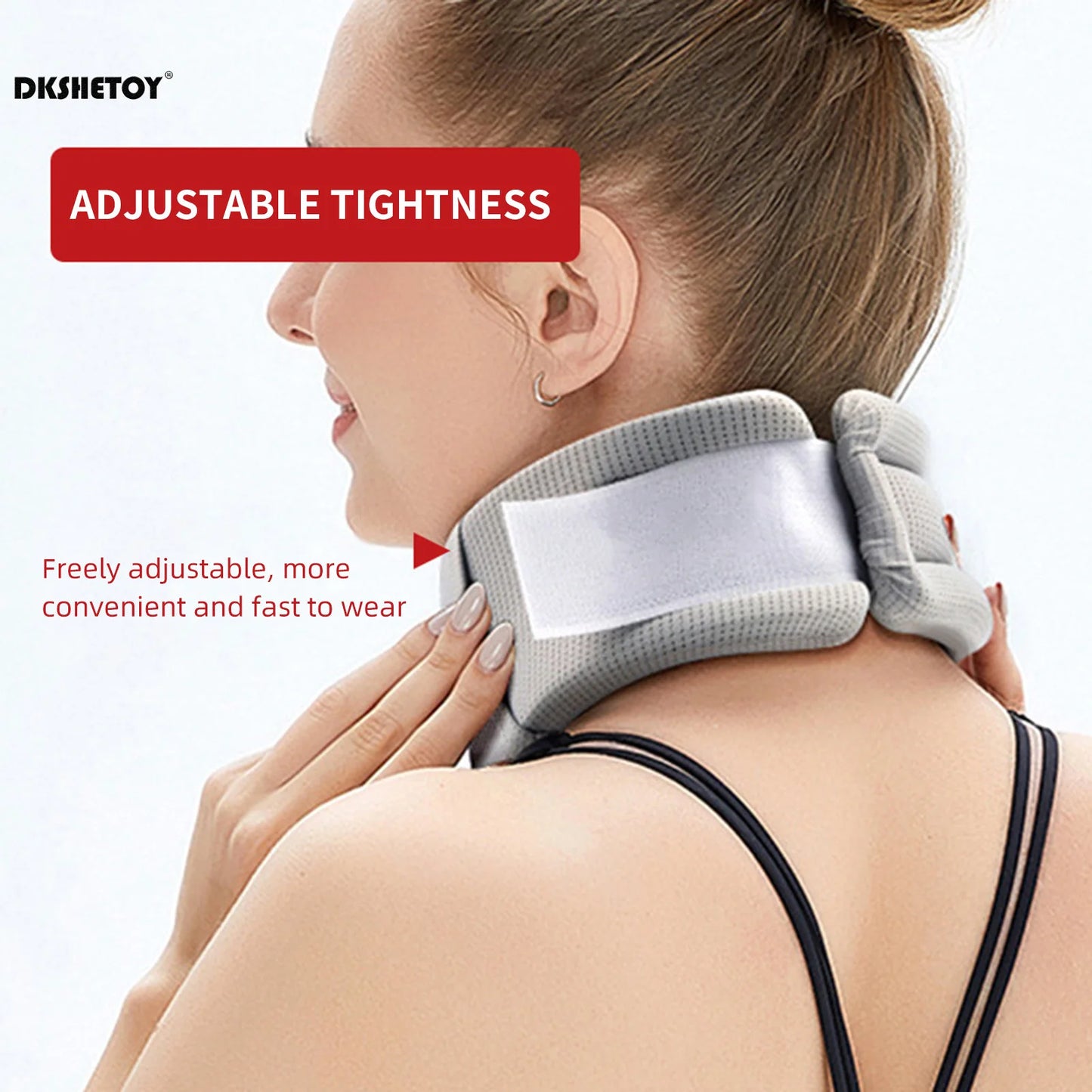 Adjustable Neck Support Cervical Pillow neck brace cervical traction Collar for  Airplane Travel Sleeping Support pad