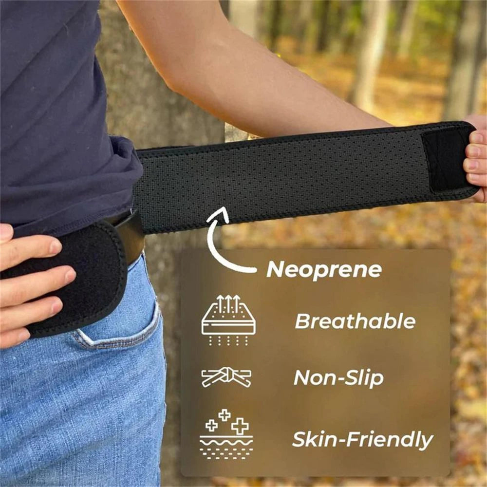 BraceTop 1 PCS Sacroiliac Hip Belt Adjustable Hip Support Belt Non-Slip Pelvic Support Belt Breathable Tailbone Protector Belt