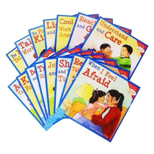 15Books Learning to Get Along Children Educational English Picture Storybook Social Skills IQ EQ Practice Kids Age 5-10