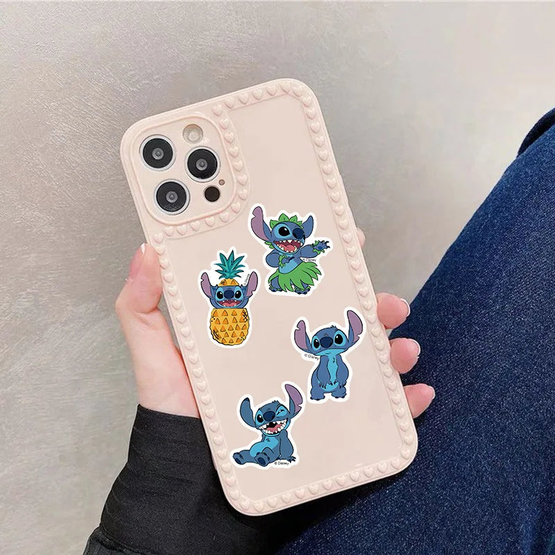 50/100/200Pcs Cute Cartoon Lilo Stitch Stickers Graffiti for Scrapbook Laptop Phone Luggage Skateboard Decals Sticker Toy Gift