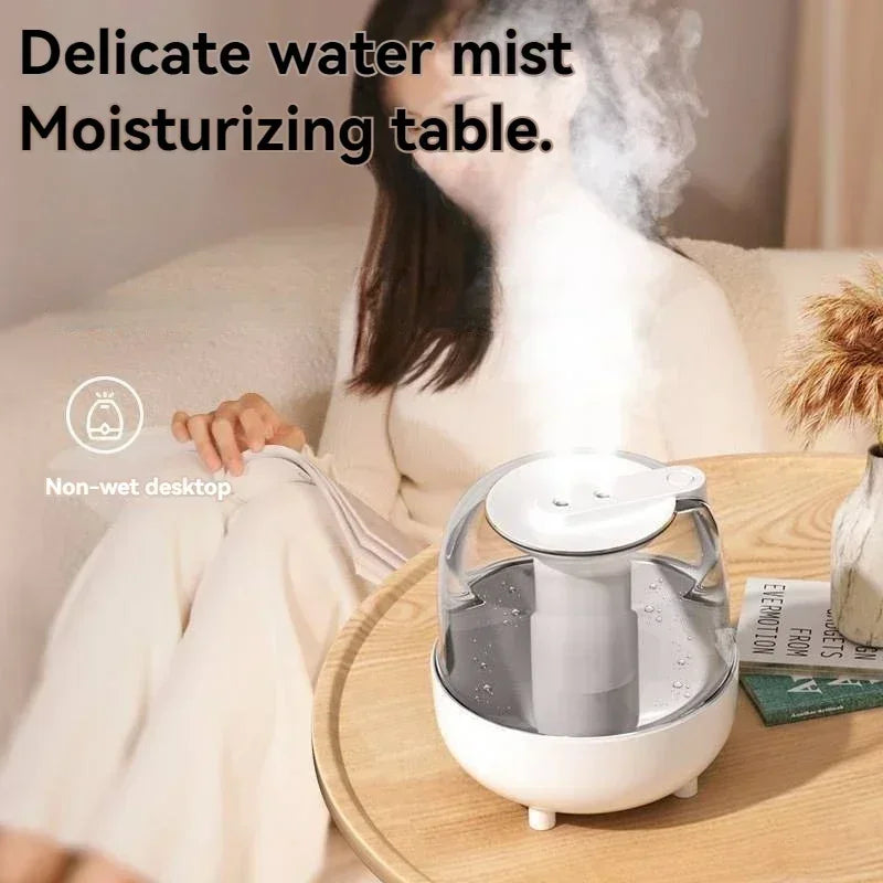 5L Large Capacity Spray Humidifier Night Light Hydrating and Hydrating Quiet Operation Triple Filter Water Can Add Essential Oil