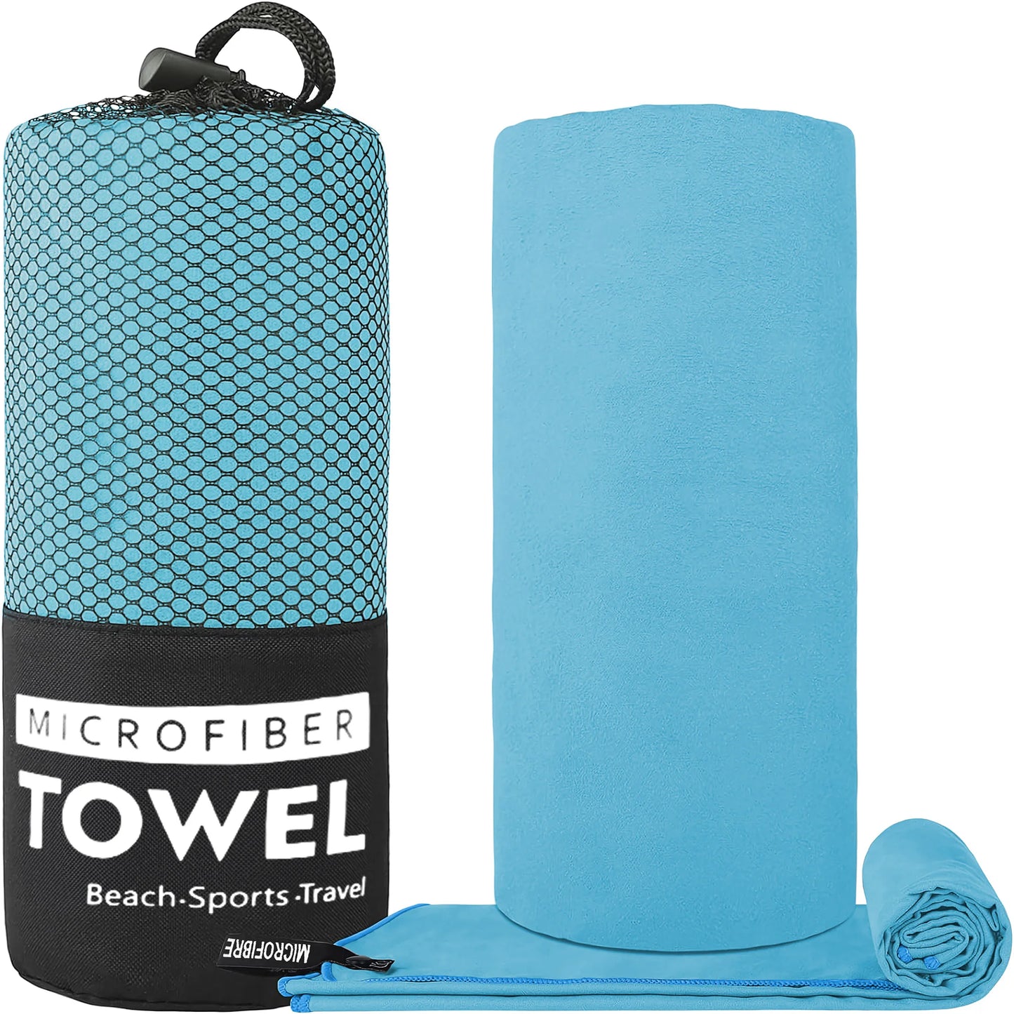 1-psc Microfiber Travel Towel, Quick Dry Towel Super Absorbent Compact Lightweight l for Beach, Gym, Pool,  Bath, Yoga