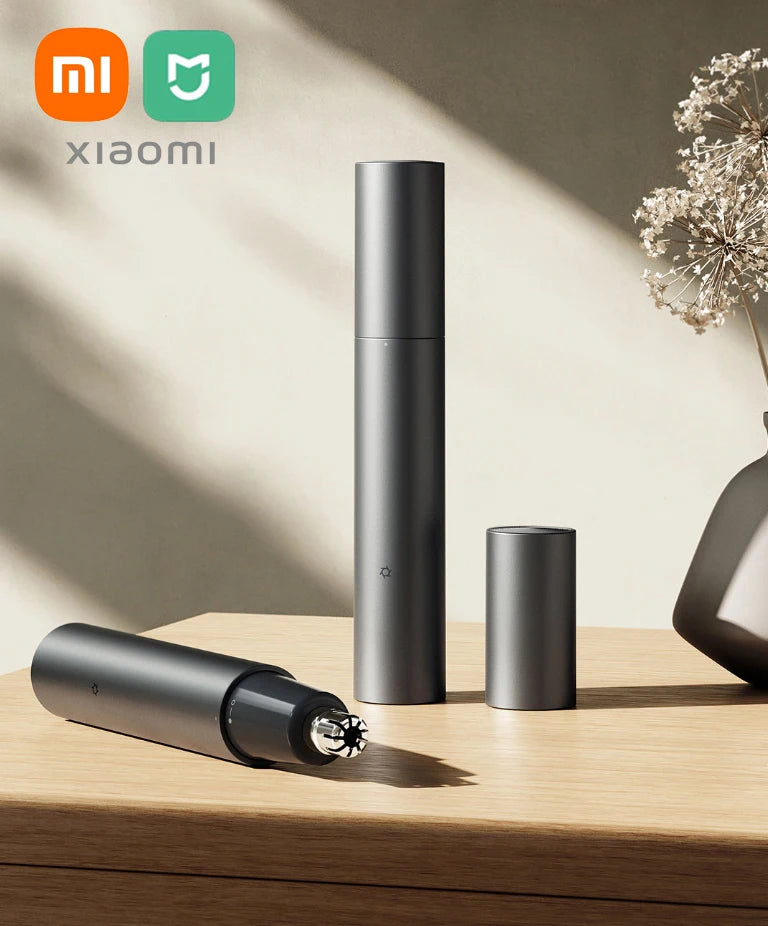 2024 New Xiaomi Mijia Electric Nose Hair Trimmer Nose Hair Portable Rechargeable Nose Hair Trimmer Mini Trimmer Nostril Cleaner