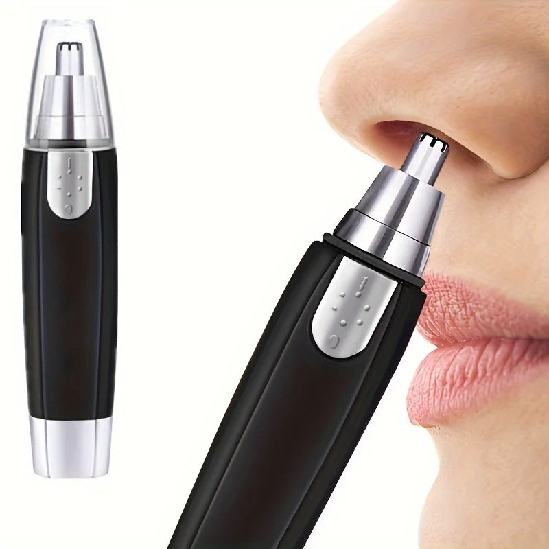 1PC Electric Nose Hair Trimmer Mute Efficient Battery Operated Easy Cleansing Trimmer Hair Shaving Tool