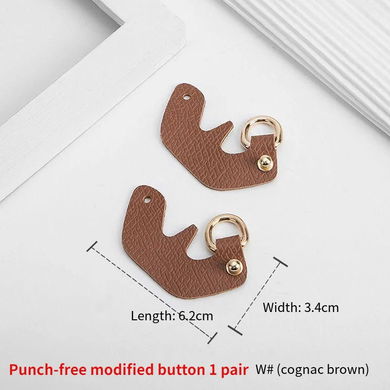 Bag Accessories Hooks Shoulder Straps For Long champ Leather Accessories DIY Mini Transformation Punch Free Shoulder Crossbody