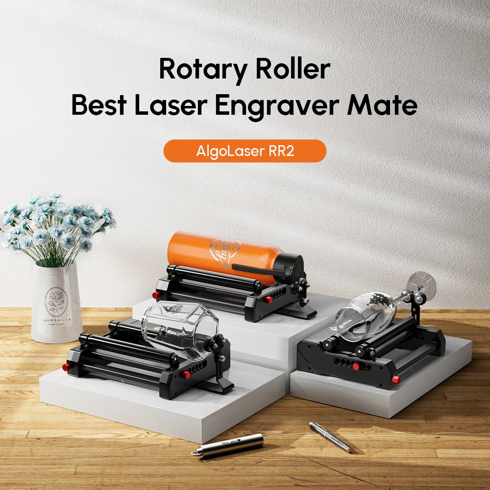 AlgoLaser DIY Kit 5W Laser Engraver Cutter 40*40CM Mini Portable Logo Printer Woodworking Tool Fun CNC Machine For Metal Acrylic