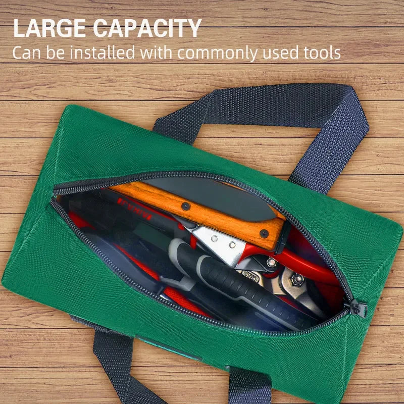 AIRAJ Electrician Tool Bag Multi-functional Strong and Durable Oxford Thickened Woodworking Storage Portable Handheld Bag