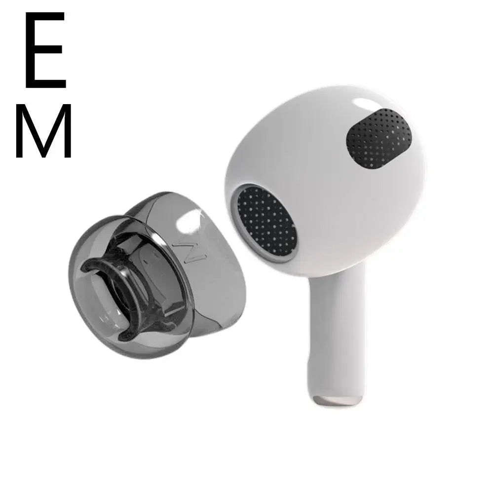 Anti Slip Silicon For Apple AirPods 4 Ear Tip Physical Noise Cancelling Headphone Covers Replacement Earbud Cap Eartips