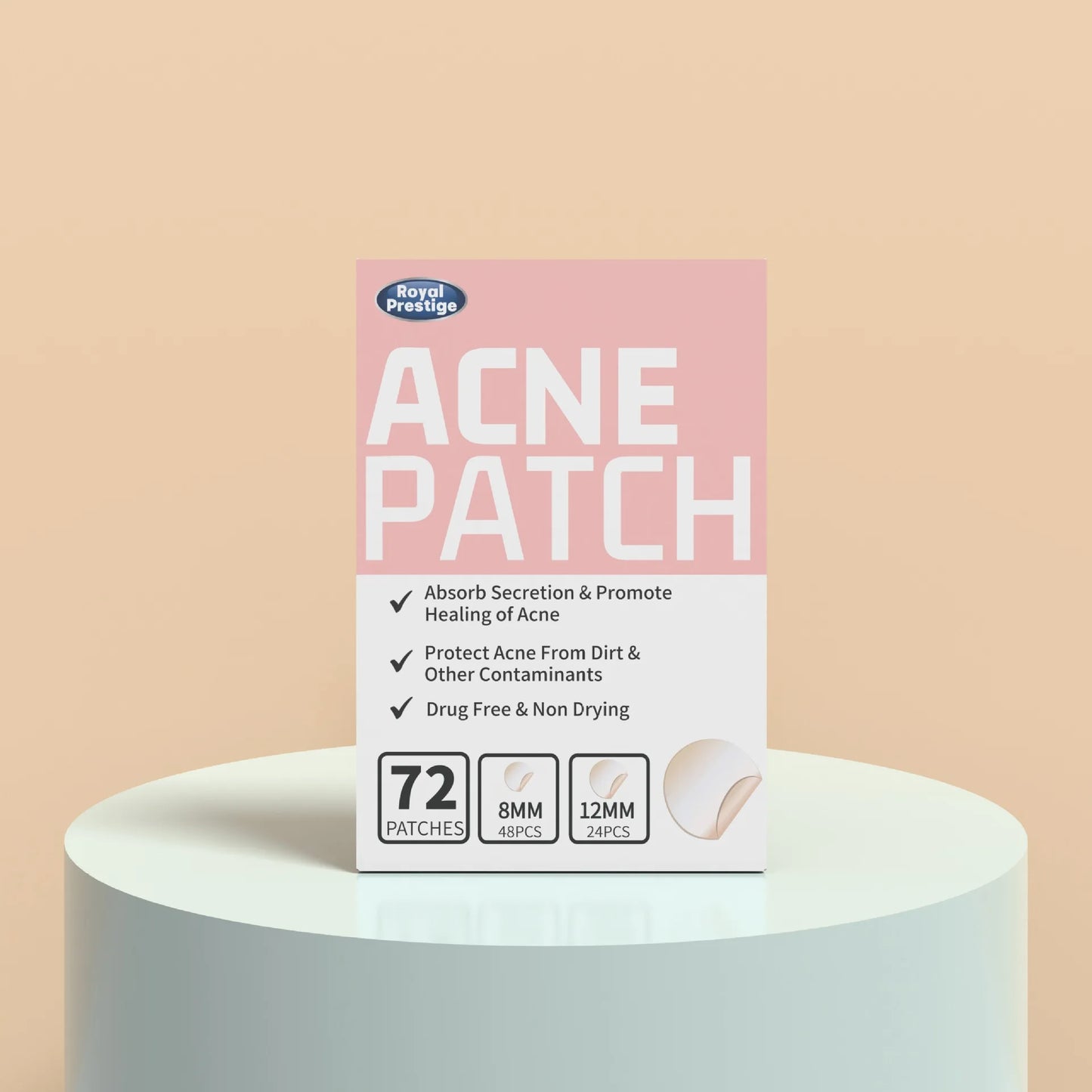 72/180Pcs Invisible Acne Patches Removal Pimple Anti-Acne Hydrocolloid Patches Spots Marks Concealer Repair Sticker Waterproof