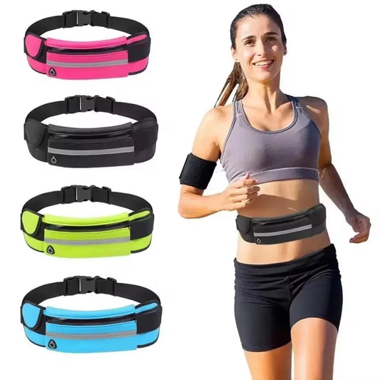 1Pcs Outdoor Sports Waist Bag Waterproof Pack Close Fitting Invisible Belt Fitness Anti Theft Mobile Phone Waist Bag Bottle