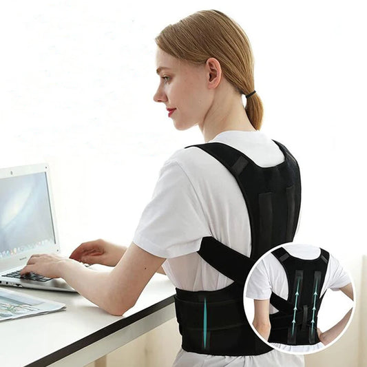 Adult Posture Corrector Belt Anti Hunchback Support Adjustable Posture Corrector Belt Back Support Sitting Position Correction